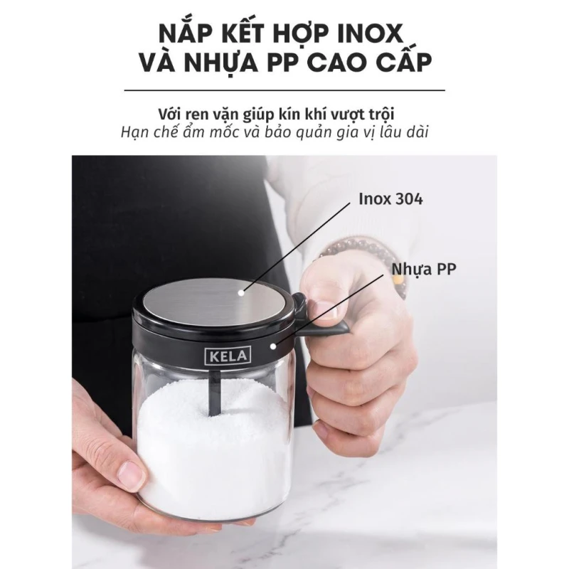 Hũ gia vị Kela 450ml
