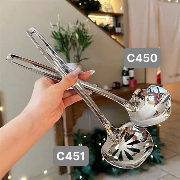 Muôi canh quả táo C450 CHOCKMEN inox 18/10, model: CKM-AL450S