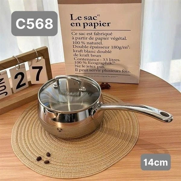 Nồi quánh C568 CHOCKMEN 14cm, inox 316, model : CKM-YH3L14D