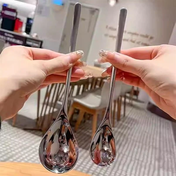Thìa cán dài C301N CHOCKMEN inox 18/10, bóng nhỏ model: CKM-AL301NS