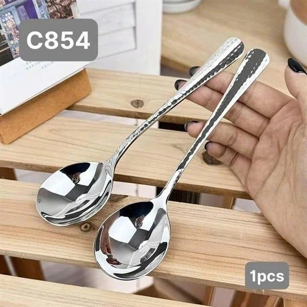Thìa họa tiết kim cương C854 CHOCKMEN inox 18/10, model: CKM-AL854S