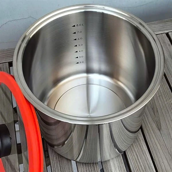Thùng gạo C298 CHOCKMEN 8L - 24cm, inox 18/10, model: CKM-JYST24