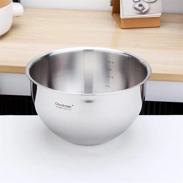 Tô trộn đa năng C397 CHOCKMEN 24cm, inox 18/10, model: CKM-AL396P24