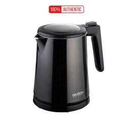 Ấm đun nước 1L, model: HB-K068D, điện áp 220-240V, tần số 50-60Hz, công suất 1000W. Nhãn hiệu: GKOCH