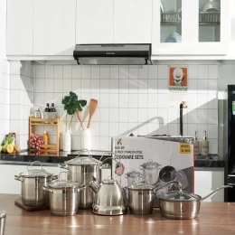 Bộ nồi inox 6 món Kailer KL-6666
