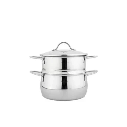 Bộ nồi xửng 2 tầng C50 CHOCKMEN 20cm, inox 18/10, model: CKM-ZY3L20Z