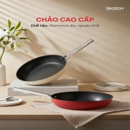 Chảo đơn 26cm, chất liệu: nhôm đúc nguyên khối. Model: KFBJP26. Nhãn hiệu: GKOCH