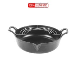 Chảo gang đã tráng men, ĐK 24cm, model: Cip 21A. Nhãn hiệu GKOCH