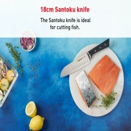Dao thép Đức liền khối Ice Force Tefal cắt cá 18cm