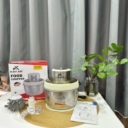 Máy xay thịt Kailer 1 cối có lõi đánh ruốc, bóc tỏi (16c/t) KL-228