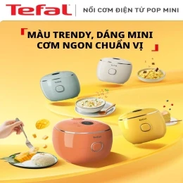 Nồi cơm điện tử Mini Tefal POP 4 màu (vàng/cam đất/be/xanh)