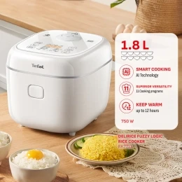 Nồi cơm điện tử Tefal Delirice RK7711Y0 - 1.8L