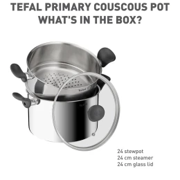 Nồi hấp Inox  Tefal Couscous Primary 24cm
