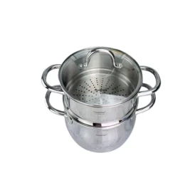 Nồi kèm xửng hấp thành cao C848 CHOCKMEN 24cm, inox 18/10, model:CKM-YH3L24Z