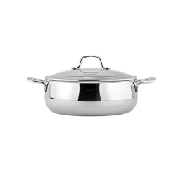 Nồi lẩu lùn Chockmen C154 26cm inox 18/10 cao cấp