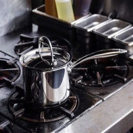   	 QUÁNH INOX CAO CẤP CIWETE - SAUCEPAN WITH LID 18CM