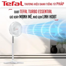 Quạt đứng TEFAL Turbo Essential (Trắng)