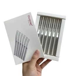 Set 6 dĩa trái cây vân đá C785 CHOCKMEN inox 18/10, model: CKM-AL785