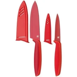 Bộ dao thái làm bếp WMF KITCHEN KNIFE màu đỏ (2 món)
