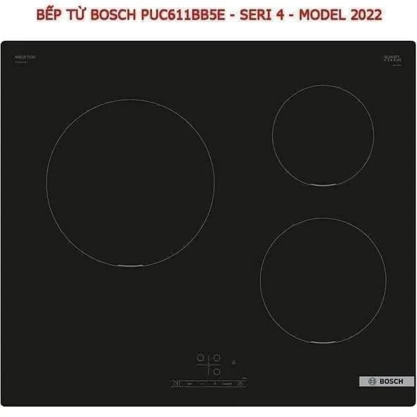 BẾP BOSCH PUC611BB5E - SERI 4 (3 vùng nấu)