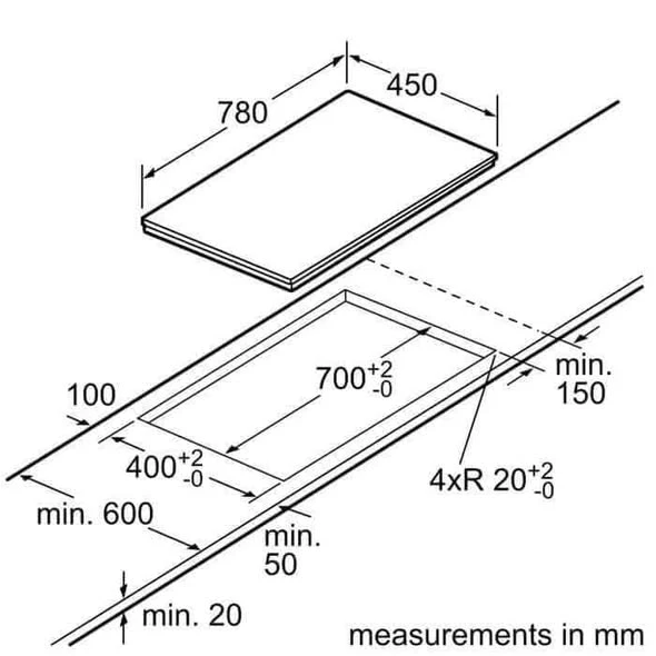 Bếp từ đôi lắp âm Serie 8 Bosch PMI8256EVN Model 2024