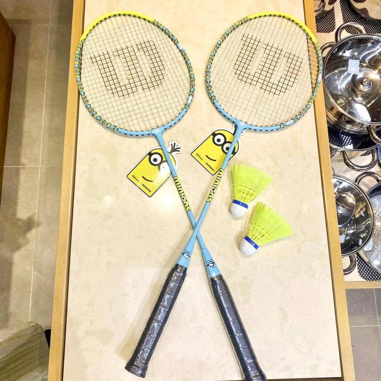 Bộ vợt cầu lông Wilson Unisex - Adult Minions
