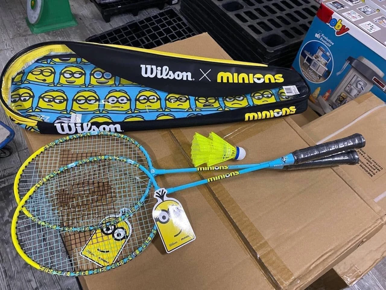 Bộ vợt cầu lông Wilson Unisex - Adult Minions