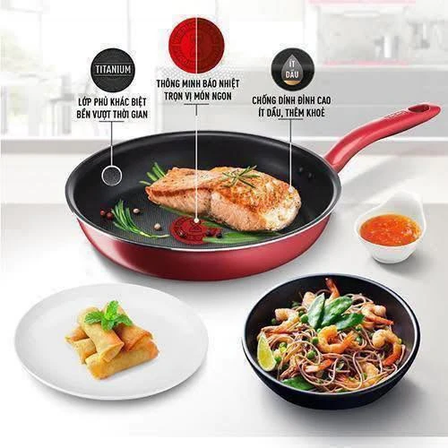 Chảo chống dính Tefal So Chef cạn lòng 24cm