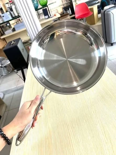 CHẢO INOX LÒNG TRƠN CHOCKMEN SIZE 20CM