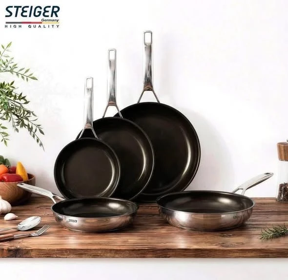 Chảo rán chống dính STEIGER TitanPro 20cm