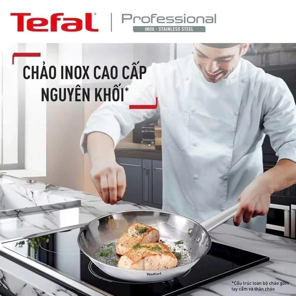   	 Chảo thép chống dính tự thân Tefal 20cm