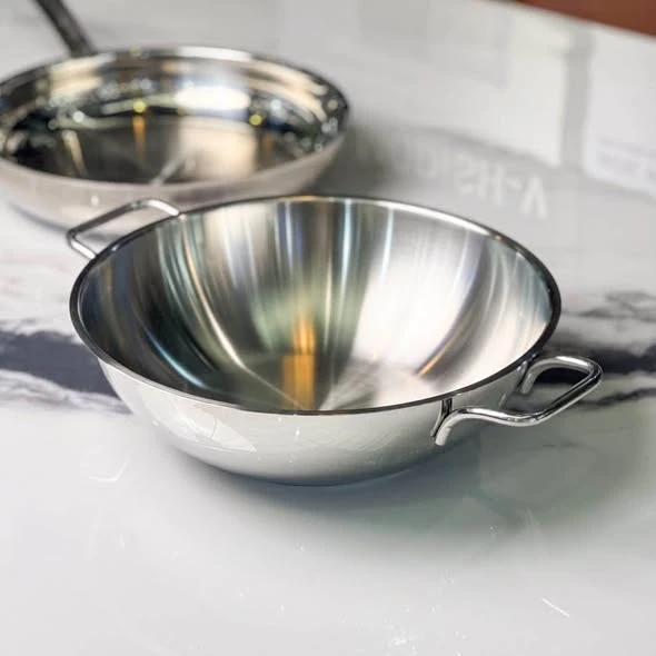 Chảo thép inox lòng trơn WMF FLANNE 24cm