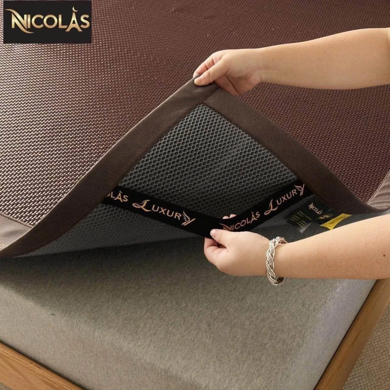 Chiếu Mây Ngải Cứu Nicolas Siêu Cấp 180x200cm