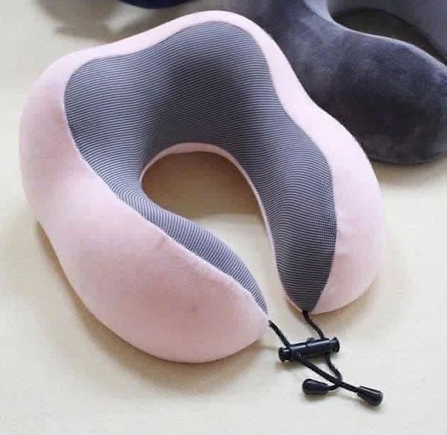 Gối Tựa Cổ Cao Cấp Chữ U Cực Kì Mềm Mại (màu hồng)
