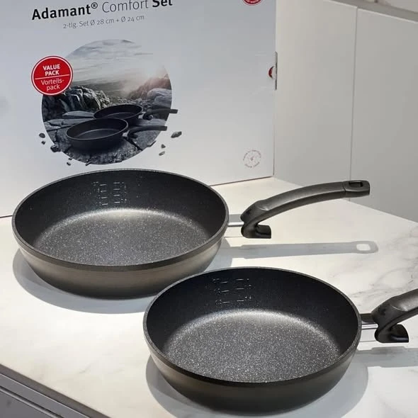Set 2 chảo chống dính CAO CẤP Fissler Cenit Induction 24-28cm