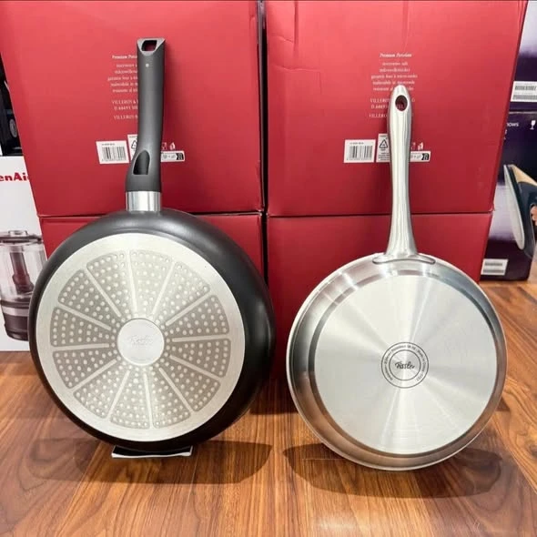 Set 2 chảo rán cao cấp Fissler (1 chảo Catania 24cm + 1 Cenit chảo 28cm)
