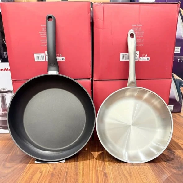 Set 2 chảo rán cao cấp Fissler (1 chảo Catania 24cm + 1 Cenit chảo 28cm)
