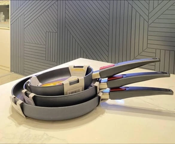 Set 3 chảo rán chống dính WOLL DÒNG DIAMOND LITE FRY PANS 