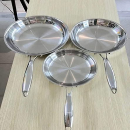 CHẢO INOX LÒNG TRƠN CHOCKMEN SIZE 20CM