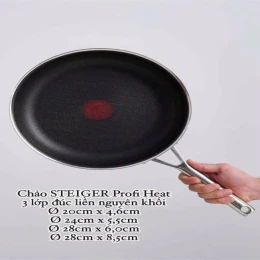 CHẢO RÁN CHỐNG DÍNH STEIGER PROFIHEAT 24CM