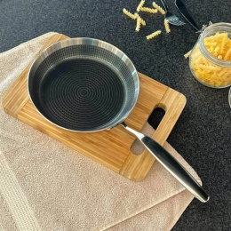 Chảo rán đúc inox chống dính vân nổi Kaiyo KNF-3581 26cm