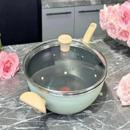 Chảo sâu lòng cao cấp Tefal So Matcha 30cm kèm vung kính