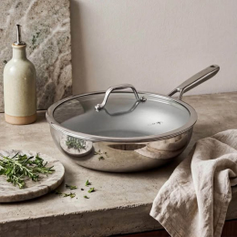 CHẢO XÀO O839 INOX KHÔNG DÍNH VI ĐIỂM  OYATTON 22CM