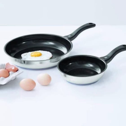 Set 2 chảo chống dính WMF DEVIL FRYPAN 20CM+28CM cán nhựa