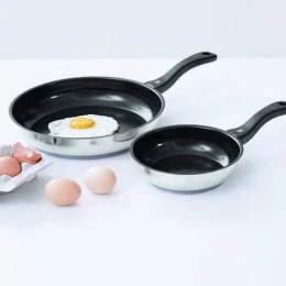 Set 2 chảo chống dính WMF DEVIL FRYPAN 20CM+28CM cán nhựa