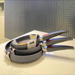 Set 3 chảo rán chống dính WOLL DÒNG DIAMOND LITE FRY PANS