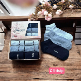 TẤT NEZUMI NHẬT BẢN (CỔ THẤP) - SET 6 ĐÔI  (hết màu số 4,5 ; số 1 còn 1 set)"