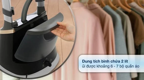 Bàn là cây hơi nước Philips STE3170/80 - Turbo Max 2000W