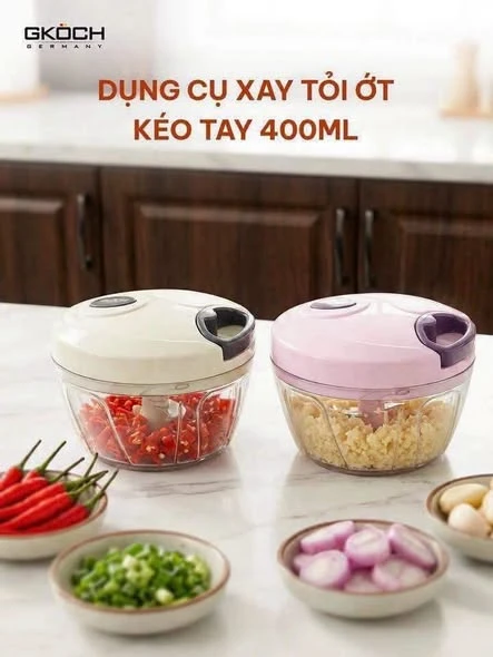 DỤNG CỤ XAY TỎI ỚT GKOCH - 400ML