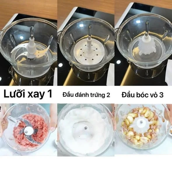 MÁY XAY THỊT ĐA NĂNG TÍCH HỢP PIN 3IN1 GOURMET KOCHWARE KC05B